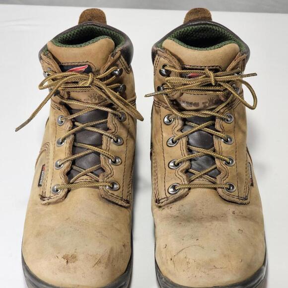 Red Wing Shoes 435 King Toe Work Boots Mens Size US 8 EUR 41 E2 Brown Leather main image 9